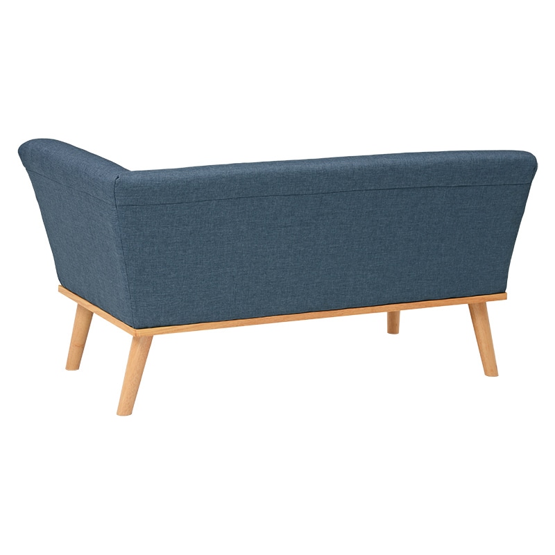 萩原 ケルト ダイニングコーナー3点セット 左肘 ネイビー ケルトS120LNV3S 1セット(ご注文単位1セット)【直送品】