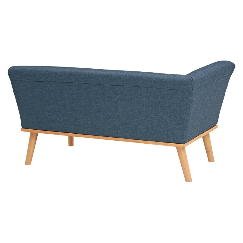 萩原 ケルト ダイニングコーナー3点セット 右肘 ネイビー ケルトS120RNV3S 1セット(ご注文単位1セット)【直送品】