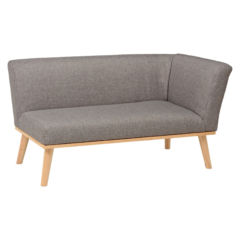 萩原 ケルト ダイニングコーナー4点セット 左肘 グレー ケルトS150LGY4S 1セット(ご注文単位1セット)【直送品】