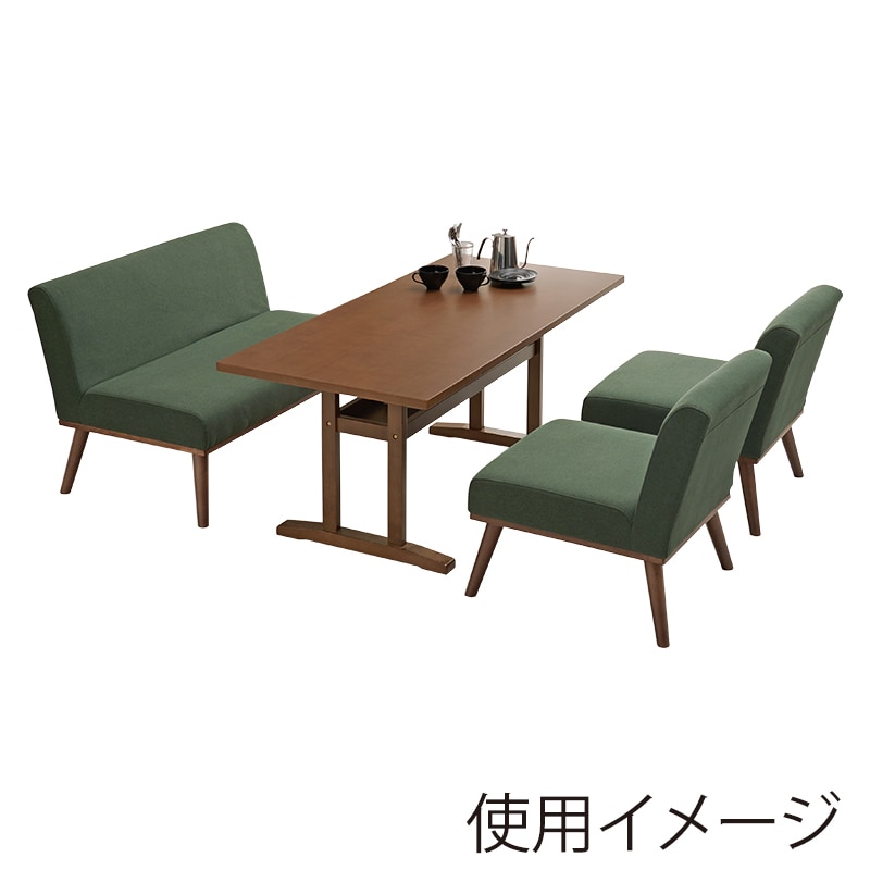 萩原 ダイニング4点セット グリーン ケルトS150SGR4S 1セット(ご注文単位1セット)【直送品】