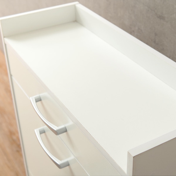 萩原 シューズラック 3段 18足収納 ホワイト RSR-1705WH 1台(ご注文単位1台)【直送品】