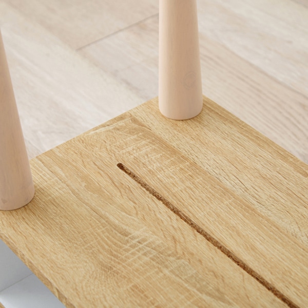 萩原 伸縮式テレビ台 ナチュラル×ホワイト VTV-7261NA 1台(ご注文単位1台)【直送品】