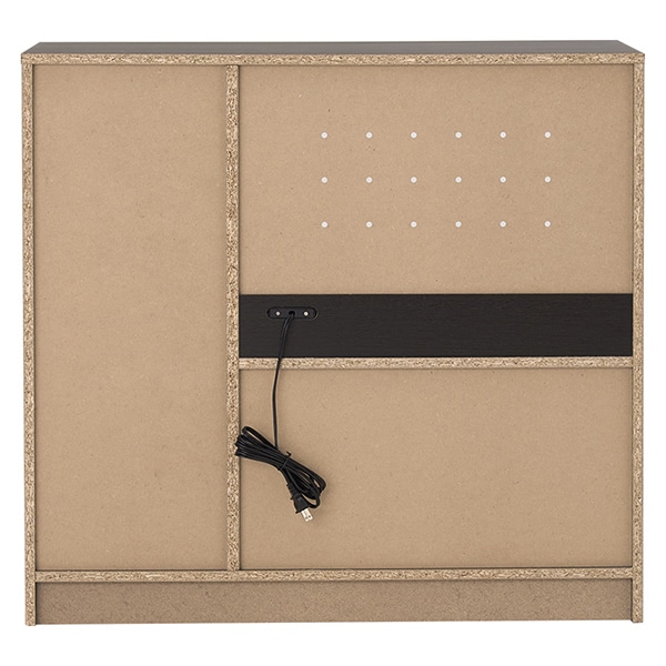 萩原 キッチンカウンター 幅89cm ダークブラウン VKC-7150DBR 1台(ご注文単位1台)【直送品】