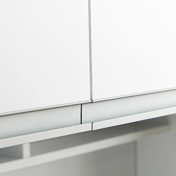 萩原 キッチンカウンター 幅89cm ホワイト VKC-7150WH 1台(ご注文単位1台)【直送品】