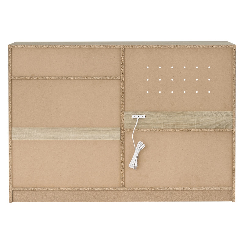 萩原 キッチンカウンター 幅118cm ナチュラル VKC-7151NA 1台(ご注文単位1台)【直送品】