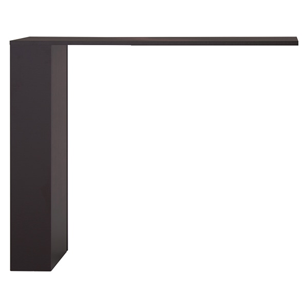 萩原 キッチンカウンター 拡張テーブル ダークブラウン VOC-7152DBR 1台(ご注文単位1台)【直送品】