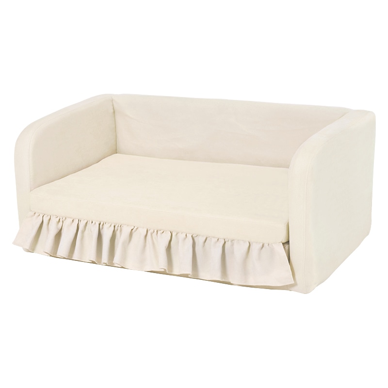 萩原 ソファベッド アイボリー フラン2PIV 1台(ご注文単位1台)【直送品】