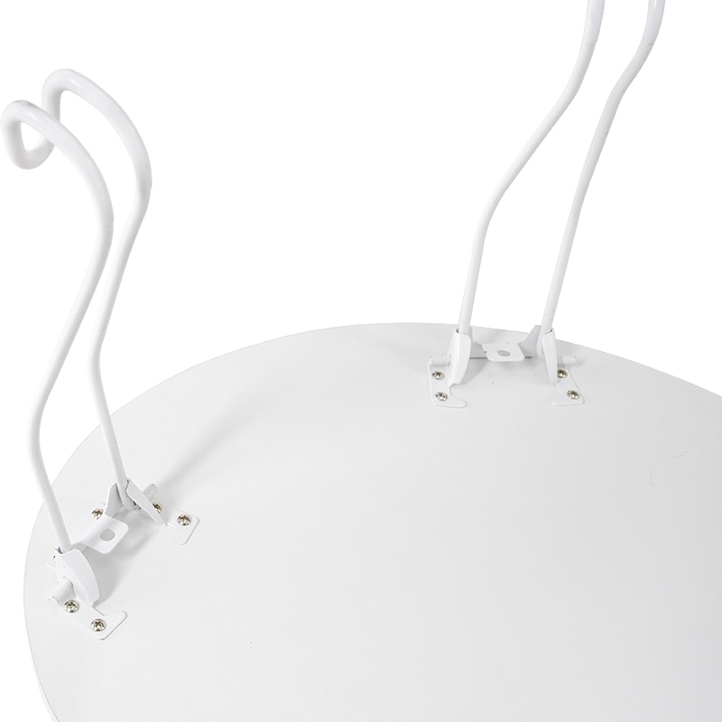 萩原 テーブル ホワイト MT-6639WH 1台（ご注文単位1台）【直送品】