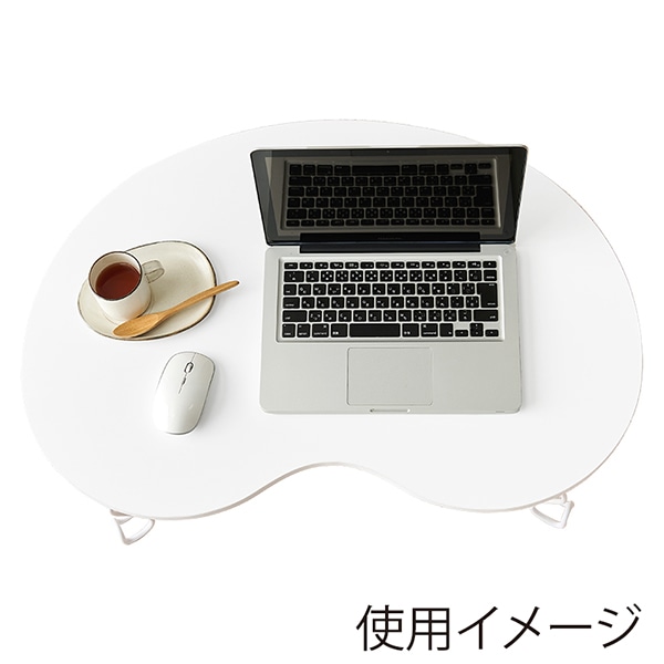 萩原 テーブル ホワイト MT-6639WH 1台（ご注文単位1台）【直送品】