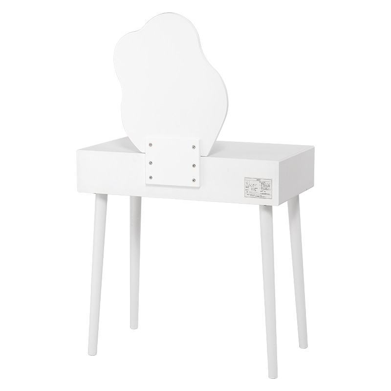 萩原 ドレッサー スツール付 ホワイト MD-6737WH 1台(ご注文単位1台)【直送品】