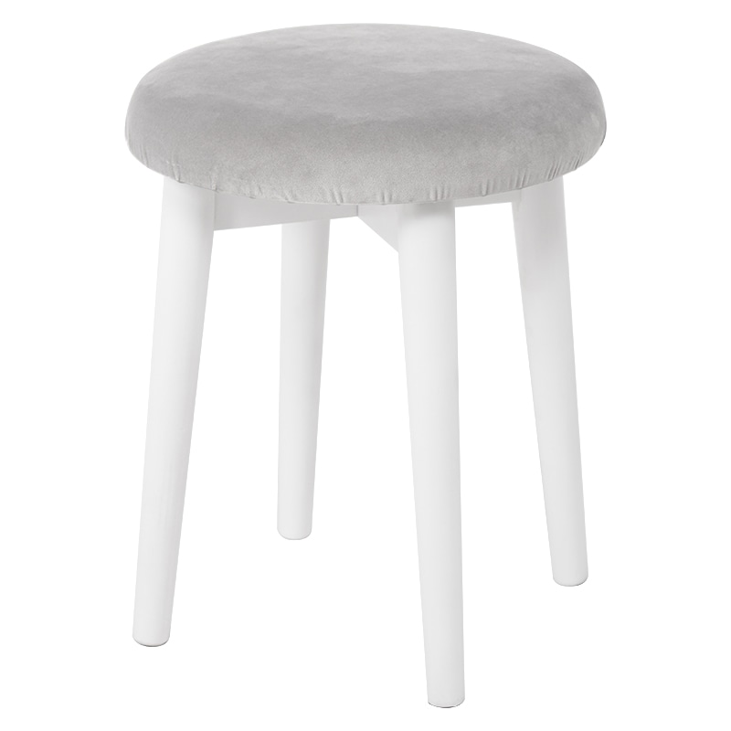 萩原 ドレッサー スツール付 ホワイト MD-6737WH 1台(ご注文単位1台)【直送品】