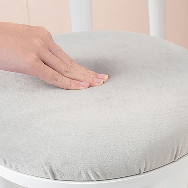 萩原 ドレッサー スツール付 ホワイト MD-6737WH 1台(ご注文単位1台)【直送品】