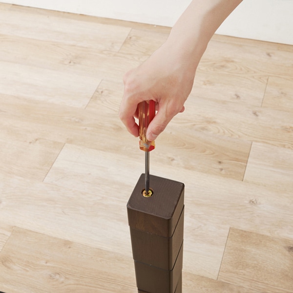 萩原 ダイニングこたつ　80×80cm ダークブラウン KOT-7311DBR-80 1台（ご注文単位1台）【直送品】