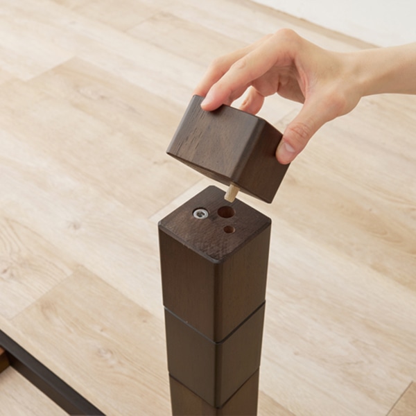 萩原 ダイニングこたつ　150×90cm ダークブラウン KOT-7311DBR-150 1台（ご注文単位1台）【直送品】