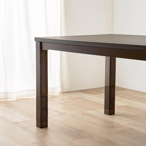 萩原 ダイニングこたつ　150×90cm ダークブラウン KOT-7311DBR-150 1台（ご注文単位1台）【直送品】