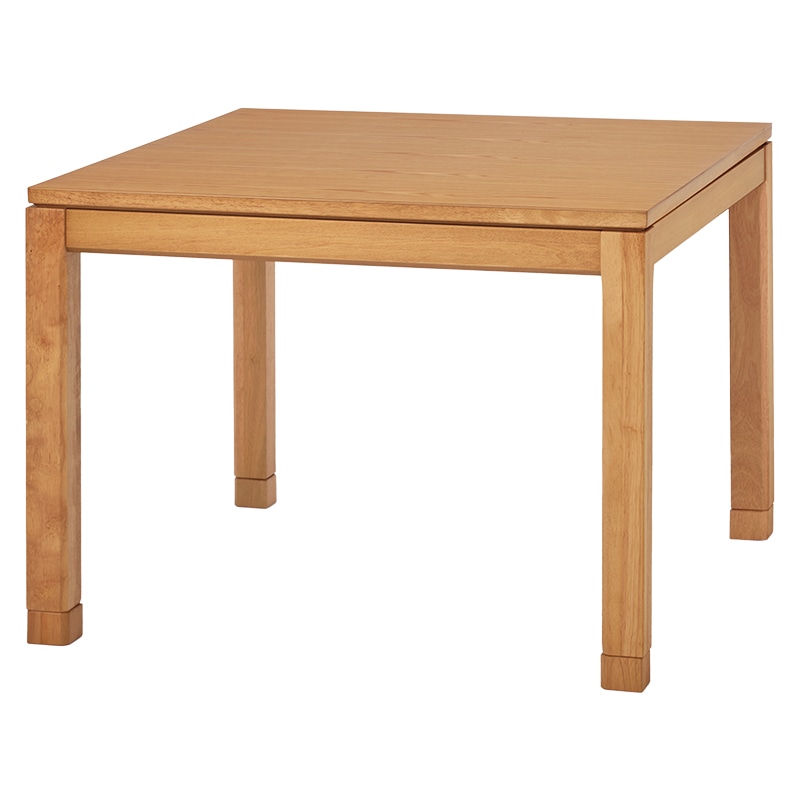 萩原 リビングこたつ ハイタイプ 90×90cm ナチュラル シェルタK90NA-H 1台(ご注文単位1台)【直送品】