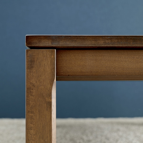 萩原 リビングこたつ ロータイプ 150×85cm ブラウン シェルタK150L 1台(ご注文単位1台)【直送品】