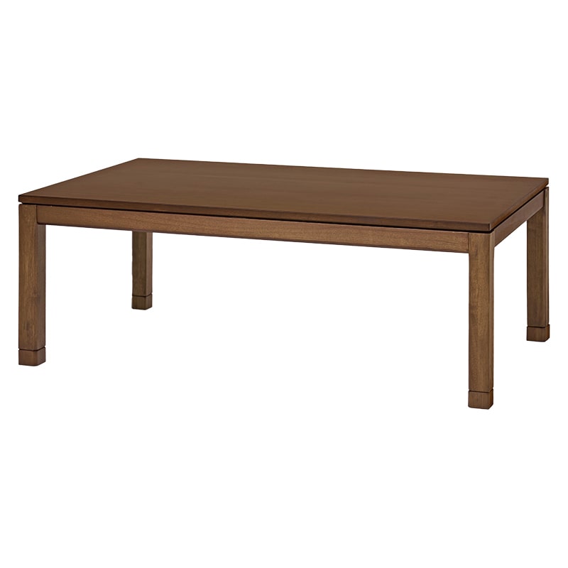 萩原 リビングこたつ ミドルタイプ 150×85cm ブラウン シェルタK150M 1台(ご注文単位1台)【直送品】