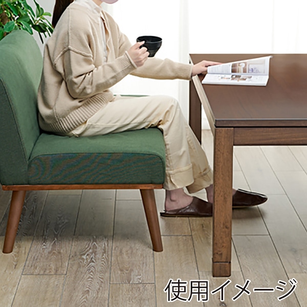 萩原 リビングこたつ　ミドルタイプ　150×85cm ブラウン シェルタK150M 1台（ご注文単位1台）【直送品】