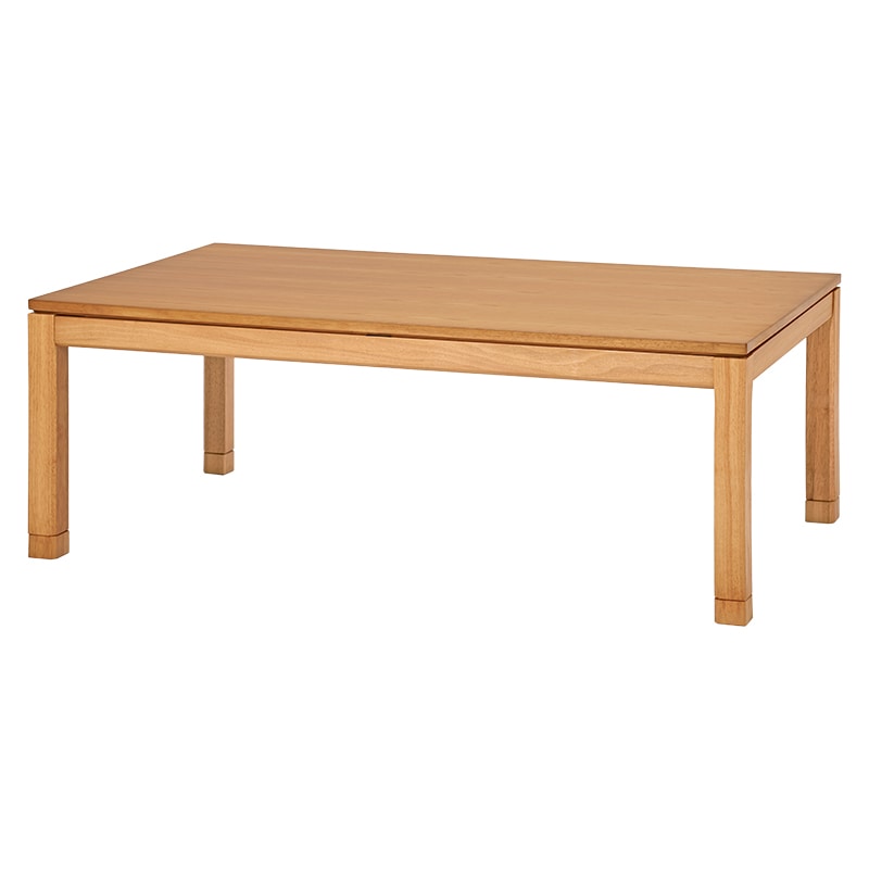 萩原 リビングこたつ ミドルタイプ 150×85cm ナチュラル シェルタK150NA-M 1台(ご注文単位1台)【直送品】