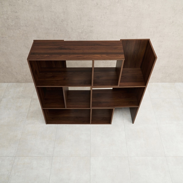 萩原 スライドラック　3段 ブラウン RCC-1117BR 1台（ご注文単位1台）【直送品】