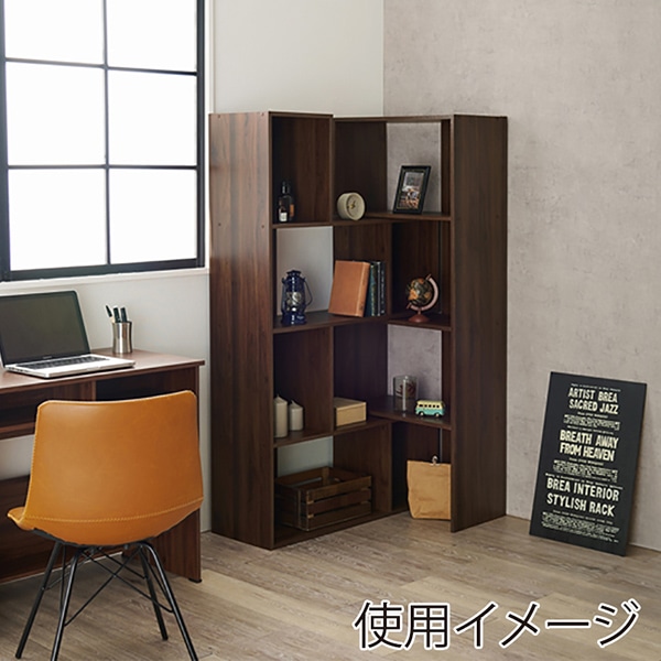 萩原 スライドラック 4段 ブラウン RCC-1118BR 1台(ご注文単位1台)【直送品】