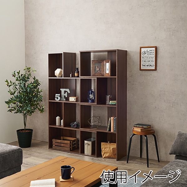 萩原 スライドラック 4段 ブラウン RCC-1118BR 1台(ご注文単位1台)【直送品】