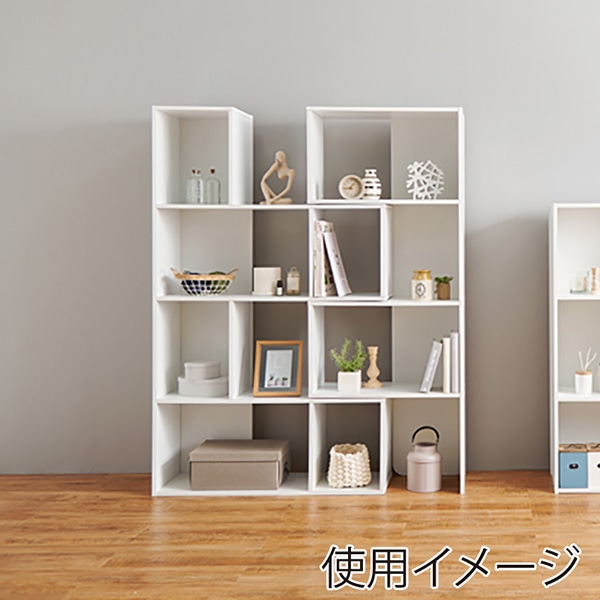 萩原 スライドラック 4段 ホワイト RCC-1118WH 1台(ご注文単位1台)【直送品】