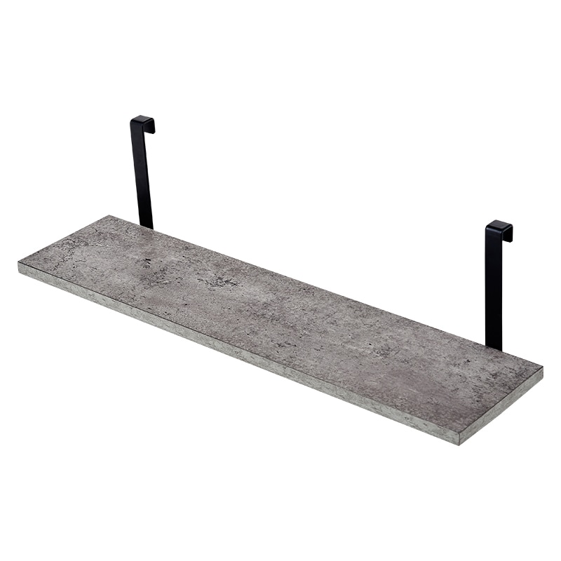 萩原 突っ張り式ウォールラック 追加棚 幅60cm 2枚組 グレー×ブラック KTR-3142-T60MGY 1セット(ご注文単位1セット)【直送品】