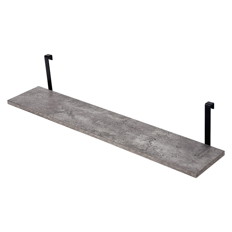 萩原 突っ張り式ウォールラック 追加棚 幅80cm 2枚組 グレー×ブラック KTR-3142-T80MGY 1セット(ご注文単位1セット)【直送品】