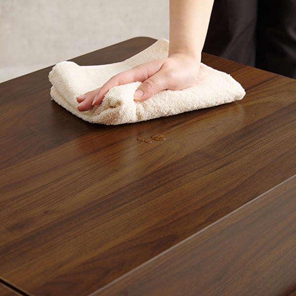 萩原 テーブル 幅80cm ブラウン MT-6181-DBR 1台(ご注文単位1台)【直送品】