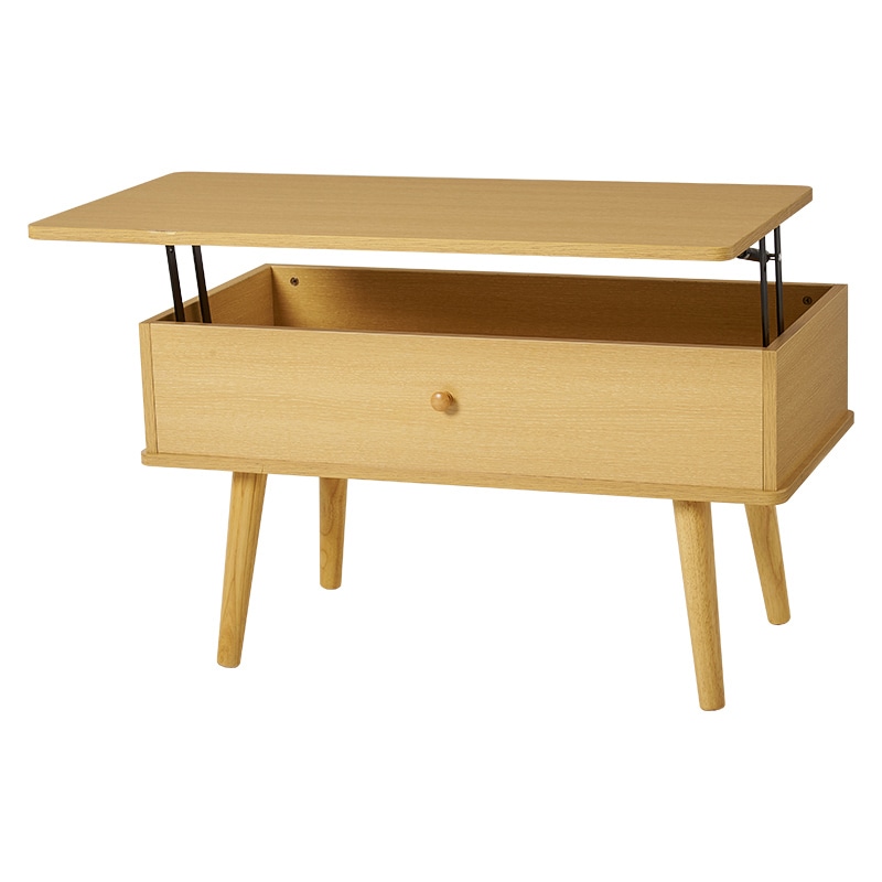 萩原 テーブル 幅80cm ナチュラル MT-6181-NA 1台(ご注文単位1台)【直送品】