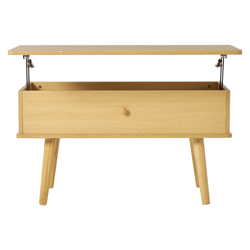 萩原 テーブル 幅80cm ナチュラル MT-6181-NA 1台(ご注文単位1台)【直送品】