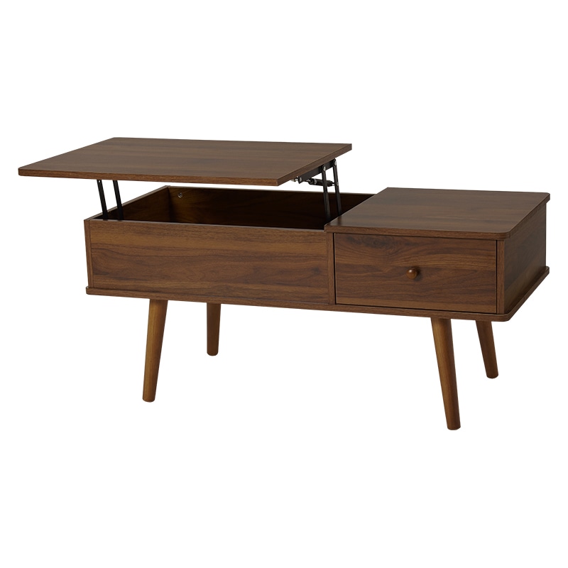 萩原 テーブル　幅100cm ブラウン MT-6182-DBR 1台（ご注文単位1台）【直送品】