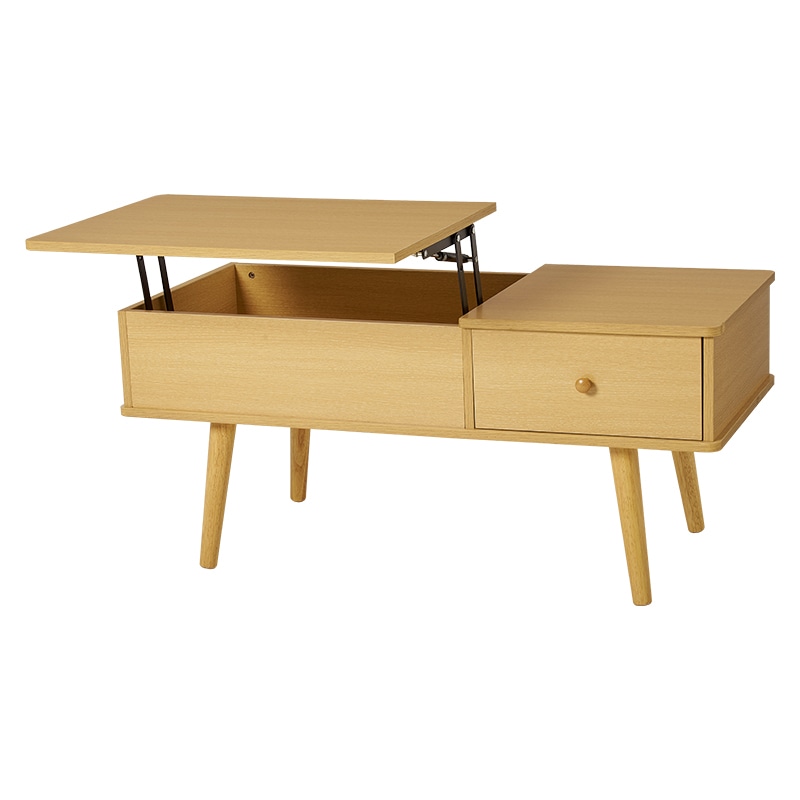 萩原 テーブル 幅100cm ナチュラル MT-6182-NA 1台(ご注文単位1台)【直送品】