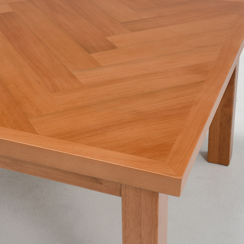 萩原 ウェイブ リビングこたつ 120×80cm ハニーブラウン ウェイブK-120 1台(ご注文単位1台)【直送品】