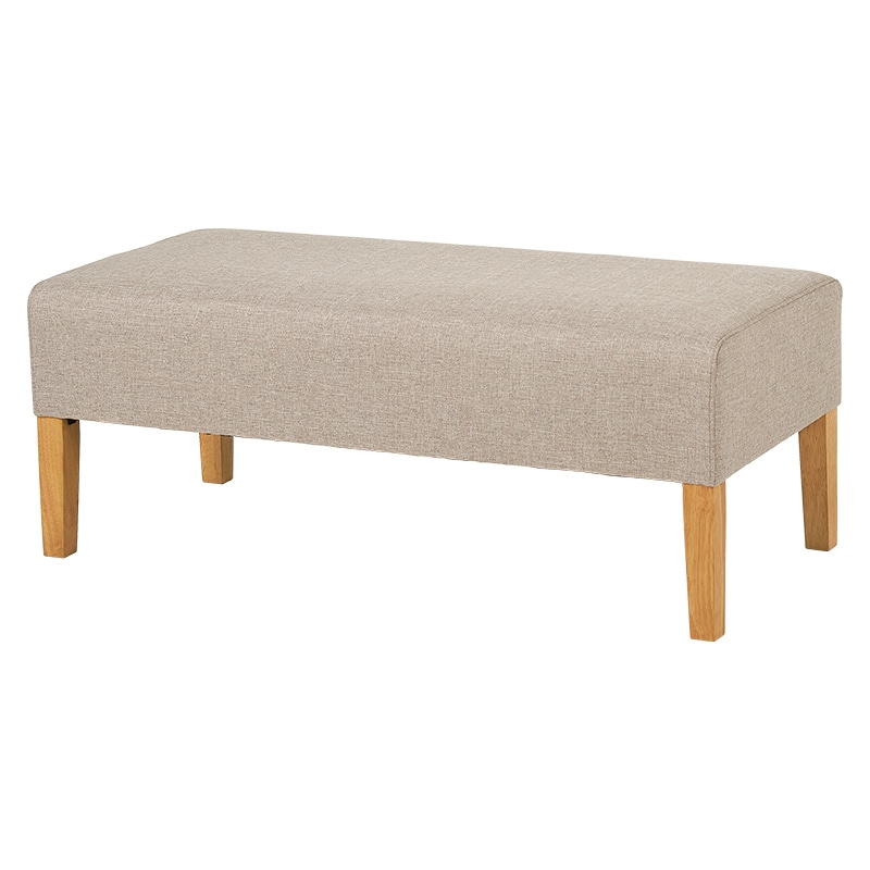 萩原 ダイニングテーブル4点セット ベンチ・チェア×2 ベージュ SH-861416NA-BE-4S 1セット(ご注文単位1セット)【直送品】