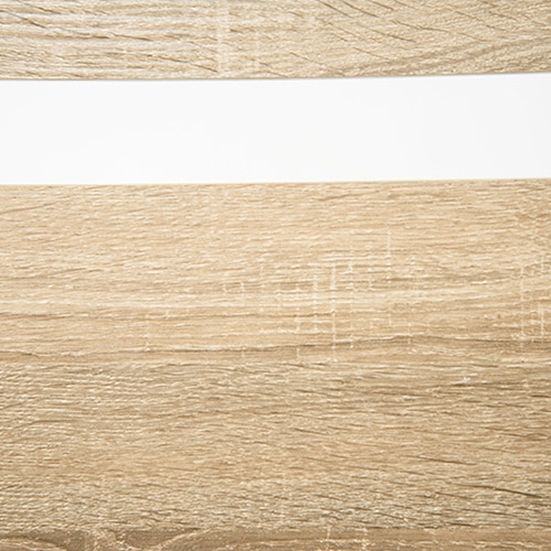 萩原 突っ張り式マガジンラック 幅60cm ナチュラル×ホワイト KTR-3177NW 1台(ご注文単位1台)【直送品】