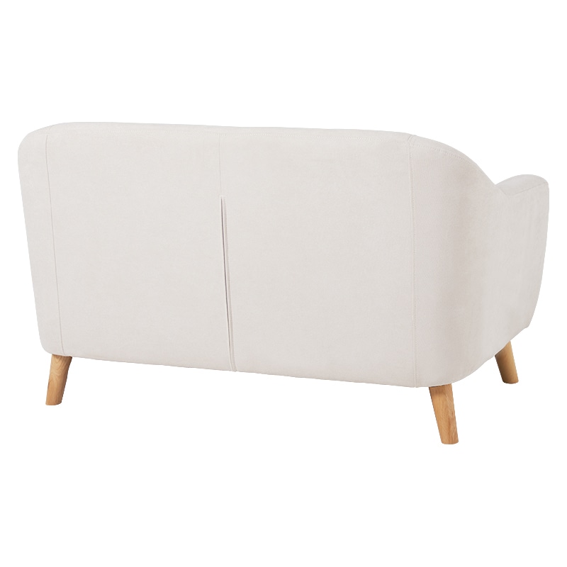 萩原 エメル 2人掛けソファ アイボリー エメル2P-IV 1台(ご注文単位1台)【直送品】