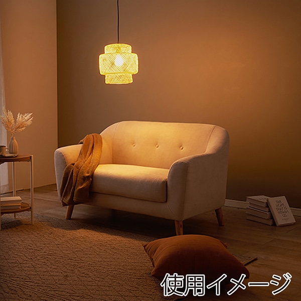 萩原 エメル 2人掛けソファ アイボリー エメル2P-IV 1台(ご注文単位1台)【直送品】