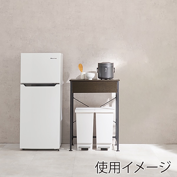 萩原 ごみ箱上ラック　幅60.5cm ダークブラウン KR-3770DBR 1台（ご注文単位1台）【直送品】