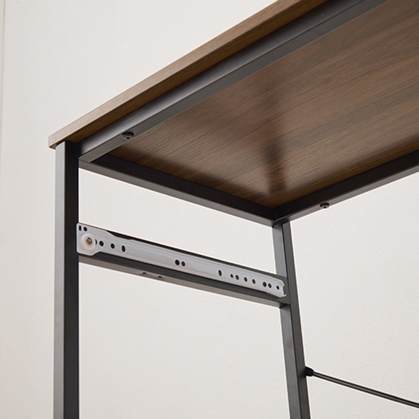 萩原 ごみ箱上ラック　幅80.5cm ブラウン KR-3771BR 1台（ご注文単位1台）【直送品】