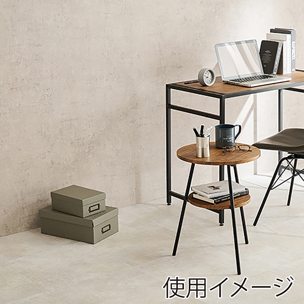 萩原 サイドテーブル 幅43cm ブラウン LST-4663BR 1台(ご注文単位1台)【直送品】