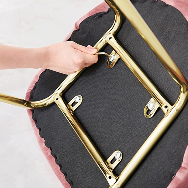 萩原 ベロア調チェア 幅57cm ディープピンク LC-4765DPI 1台(ご注文単位1台)【直送品】