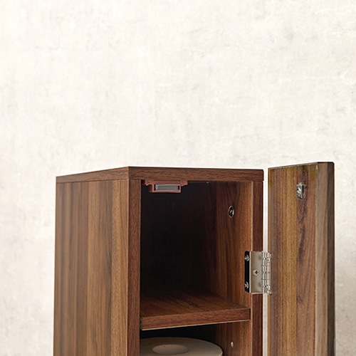 萩原 トイレラック ブラウン MTR-6228DBR 1台(ご注文単位1台)【直送品】