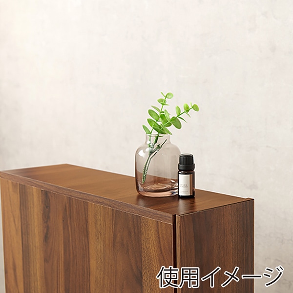 萩原 トイレラック ブラウン MTR-6228DBR 1台(ご注文単位1台)【直送品】