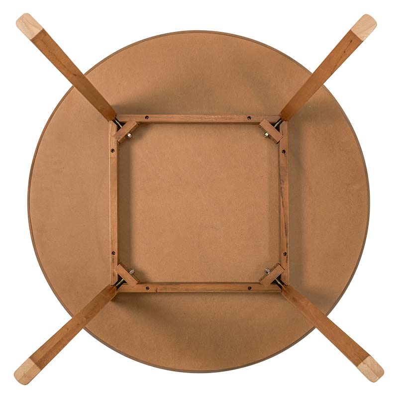 萩原 ダイニングテーブル 直径90cm ライトブラウン SH-8640LBR 1台(ご注文単位1台)【直送品】