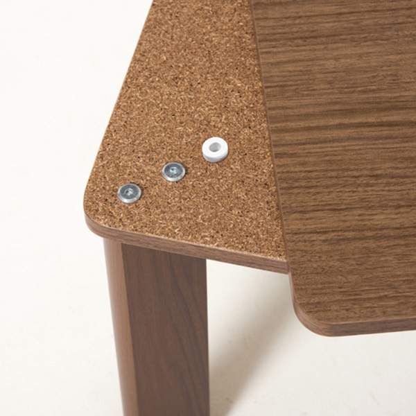 萩原 カジュアルこたつ 60×60cm ブラウン KOT-7380-60BR 1台(ご注文単位1台)【直送品】