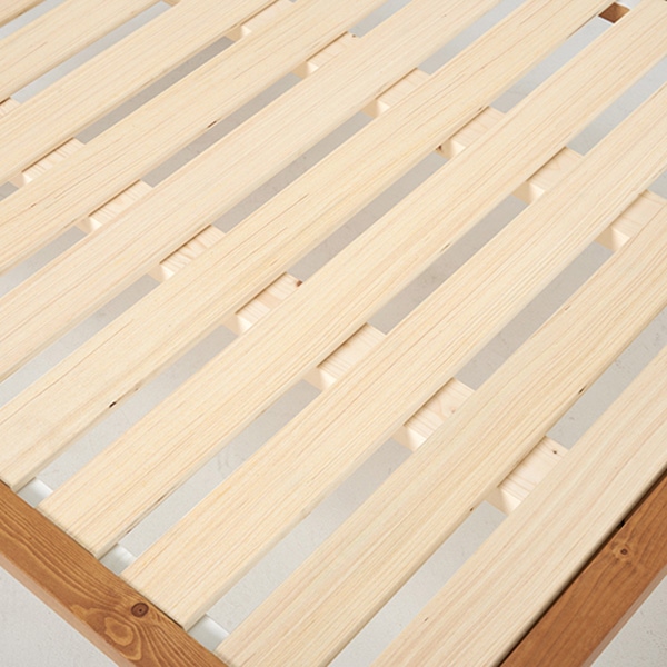 萩原 すのこベッド　高さ調節3段階　シングル ブラウン WB-7718SLBR 1台（ご注文単位1台）【直送品】