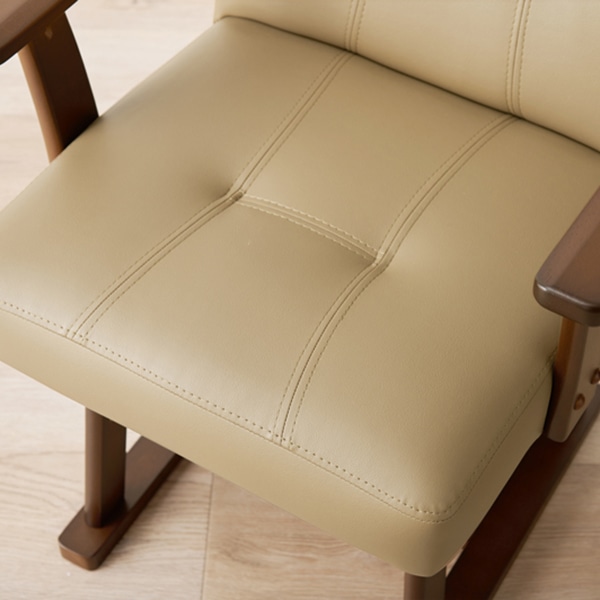 萩原 ダイニングこたつ4点セット 80×80cm ダークブラウン KOT-7311-80+KC-7589 1セット(ご注文単位1セット)【直送品】